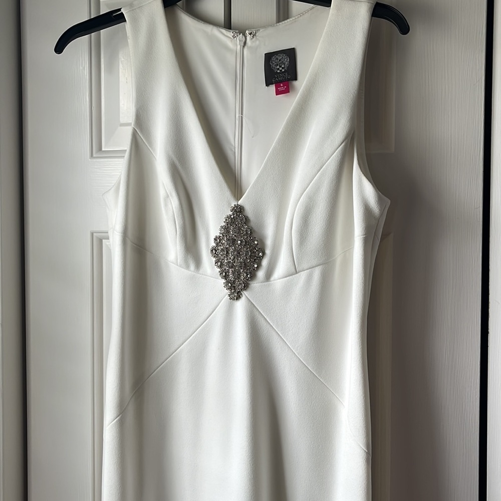 White Evening Gown/Cocktail/Formal Dress